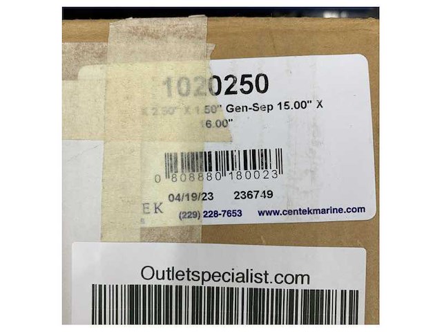 Centek 1020250 exhaust - water separator 2.5 - 1.5 inch - afbeelding 4 van  12