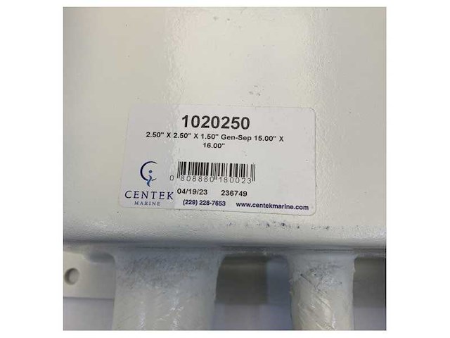 Centek 1020250 exhaust - water separator 2.5 - 1.5 inch - afbeelding 7 van  12