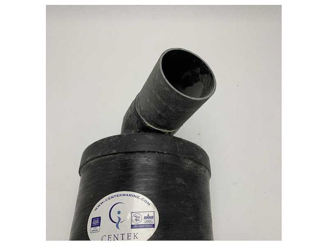 Centek 3.5 inch vernatone mkii round exhaust muffler - 1400016 - afbeelding 3 van  3