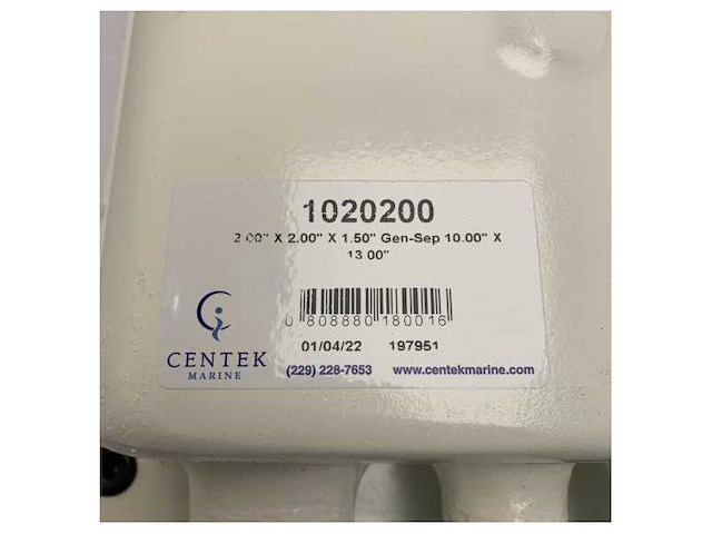 Centek generator exhaust separator 2 inch - 1020200 - afbeelding 10 van  10