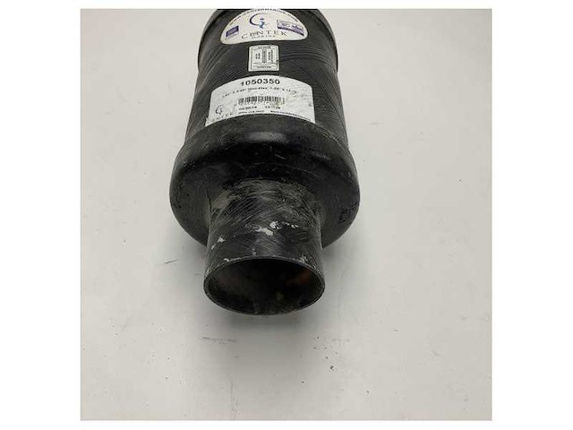 Centek marine 3.5 inch black grp exhaust muffler - 1050350 - afbeelding 4 van  5