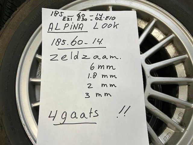 Centra alpina look bmw e21/e30/e10wiel (4x) - afbeelding 7 van  7