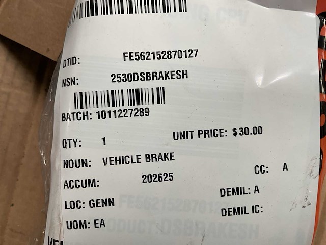 Centric parts set pad brake - afbeelding 4 van  4