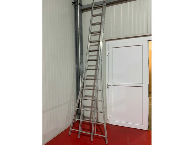 Centrum bv 2x14 2-delige aluminium ladder - afbeelding 1 van  2