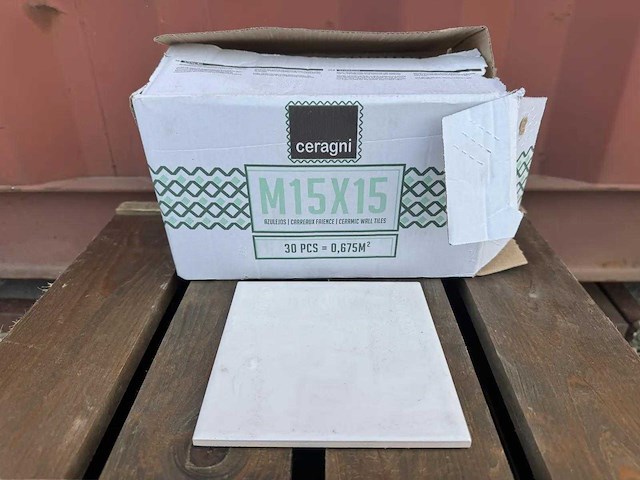 Ceragni - doos keramische wandtegels 15x15 (30 stuks) - afbeelding 1 van  3
