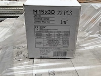 Ceragni plain green mat keramische wandtegel 15x30 cm 13 m² - afbeelding 1 van  10