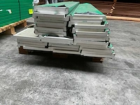 Cerah mdf vensterbanken pvc wit (17x) - afbeelding 2 van  2