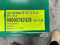 Cerah mdf vensterbanken pvc wit (99x) - afbeelding 4 van  4