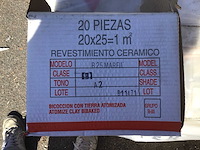 Ceramicalcora - wit - 20x25 cm - 26m2 - wandtegel - afbeelding 4 van  6
