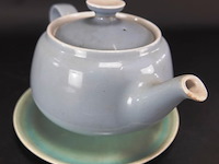 Ceramique maastricht theepot op schotel - afbeelding 3 van  5