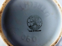 Ceramique maastricht theepot op schotel - afbeelding 5 van  5