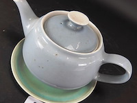 Ceramique maastricht theepot op schotel - afbeelding 2 van  5