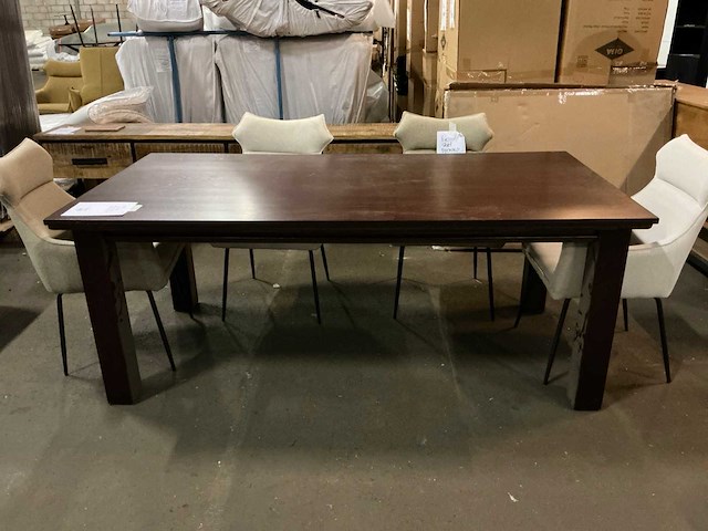 Cerise eetkamertafel 200cm - afbeelding 2 van  4
