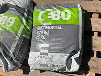 Cero k70 0-1 zak gietmortel “25 kg” (15x) - afbeelding 1 van  3