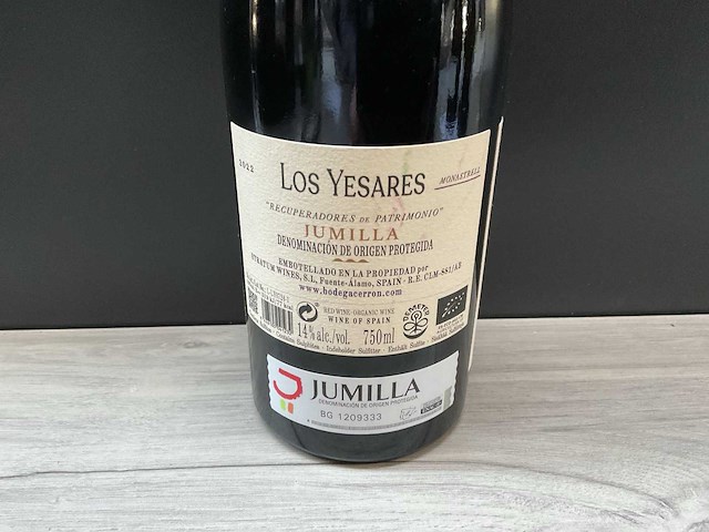 Cerron los yesares monastrell 2022 - afbeelding 3 van  3