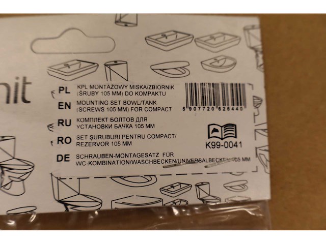 Cersanit - - bevestigingsset toiletreservoir (25x) - afbeelding 4 van  6