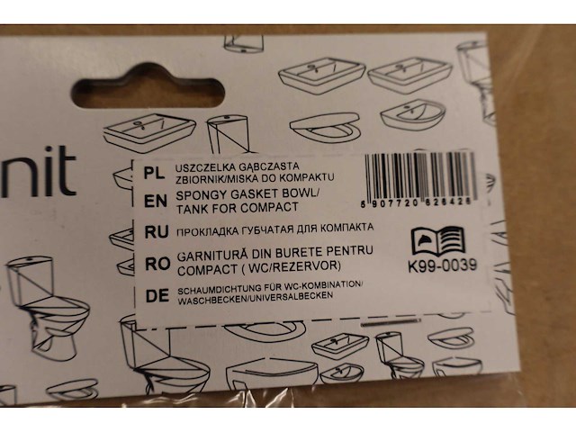 Cersanit - afdichtring - bouten, moeren & ringen (23x) - afbeelding 2 van  5