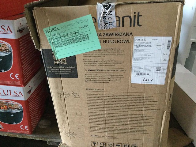 Cersanit - s701-883 - hangtoilet met bril - afbeelding 2 van  4