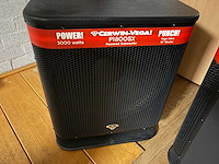 Cerwin vega! professional - p1000x/p1800sx - speakerset - afbeelding 6 van  7