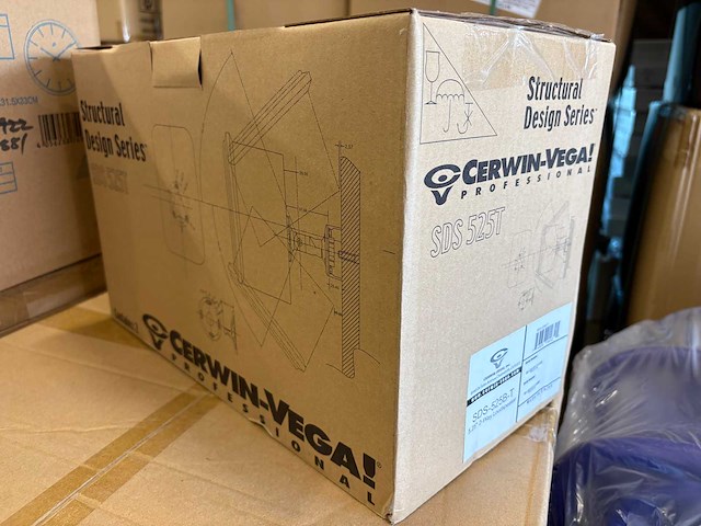 Cerwin vega! professional - sds 525b-t - set speakers - afbeelding 3 van  7