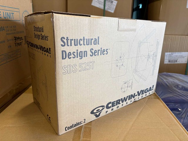 Cerwin vega! professional - sds 525b-t - set speakers - afbeelding 2 van  7