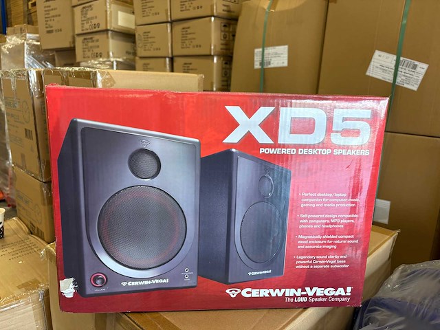 Cerwin vega! professional - xd5 - set speakers - afbeelding 1 van  5
