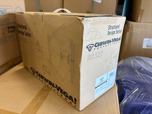 Cerwin vega! professionals - sds 525w-t - set speakers - afbeelding 2 van  4