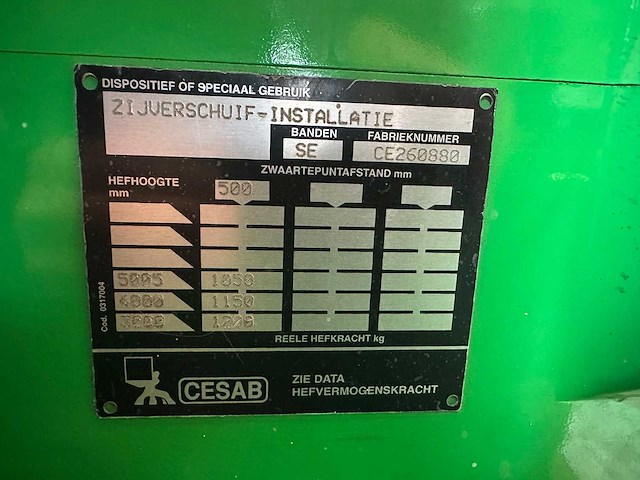 Cesab - 2005 - blitz 312 ac - vorkheftruck - afbeelding 6 van  16