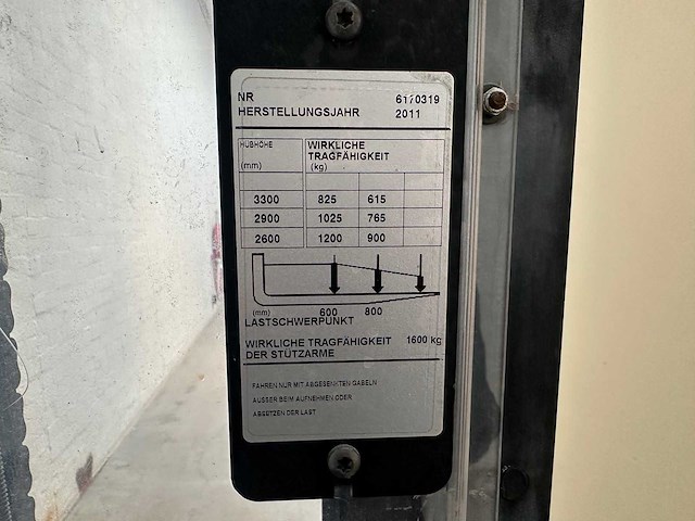 Cesab - 2011 - s212l - elektrische stapelaar - afbeelding 11 van  11