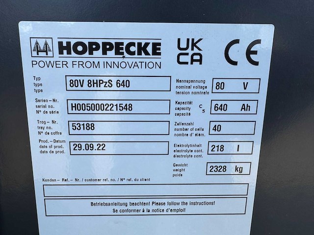 Cesab - 2012 - b-860 - 6.5m triplex, free-lift, vorkversteller, side-shift - vorkheftruck - afbeelding 7 van  16