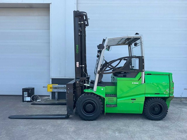 Cesab - 2012 - b-860 - 6.5m triplex, free-lift, vorkversteller, side-shift - vorkheftruck - afbeelding 9 van  16