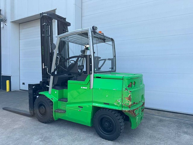 Cesab - 2012 - b-860 - 6.5m triplex, free-lift, vorkversteller, side-shift - vorkheftruck - afbeelding 10 van  16
