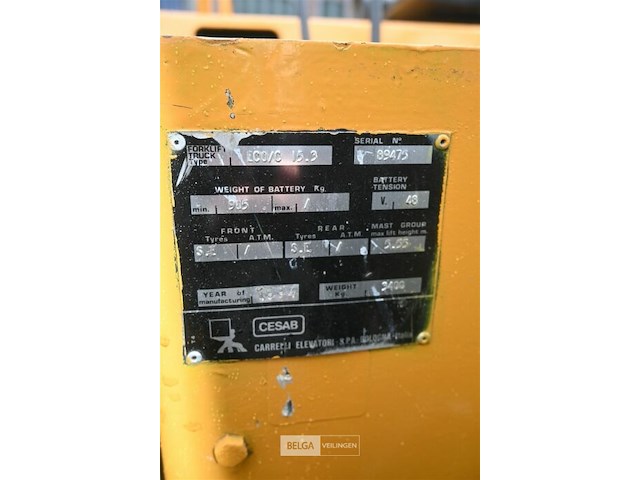 Cesab elektrische heftruck - afbeelding 9 van  13