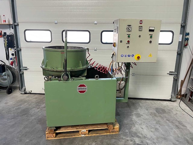 Cetema - 1987 - ef100 - centrifugaal ontbraam-polijstmachine met scheidingsunit - afbeelding 1 van  25