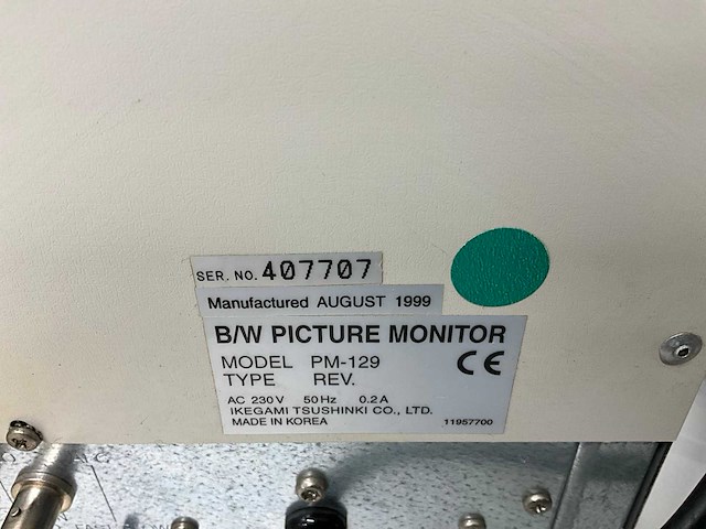 Ceti topic-t trinoculaire stereo microscoop met ikegami icd-47e camera en crt-monitor - afbeelding 7 van  9