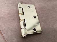 Ceur kogellagerscharnier 89x89 mm, vermessingd (108x) - afbeelding 2 van  2