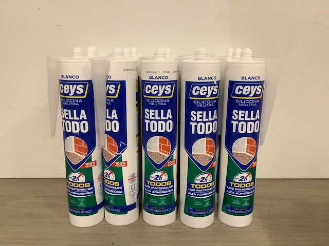 Ceys neutrale siliconen 280 ml afdichtkit (15x) - afbeelding 1 van  3