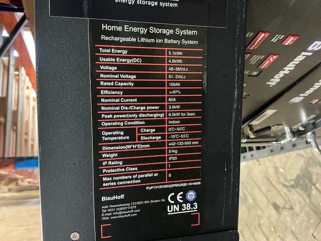 Cfe 10kwh batterijopslag - afbeelding 8 van  16