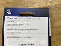 Cfexpress type b memory card 256gb - afbeelding 2 van  2