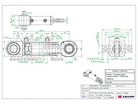 Cficy0015914 dubbelwerkende hydrauliek cilinder (2x) - afbeelding 2 van  2