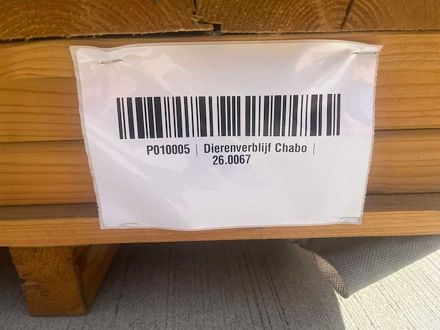Chabo - kippenverblijf 1000x3000x1700mm - afbeelding 3 van  3