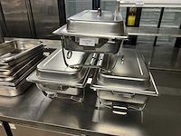 Chafing dish - gastronormbak (3x) - afbeelding 1 van  1
