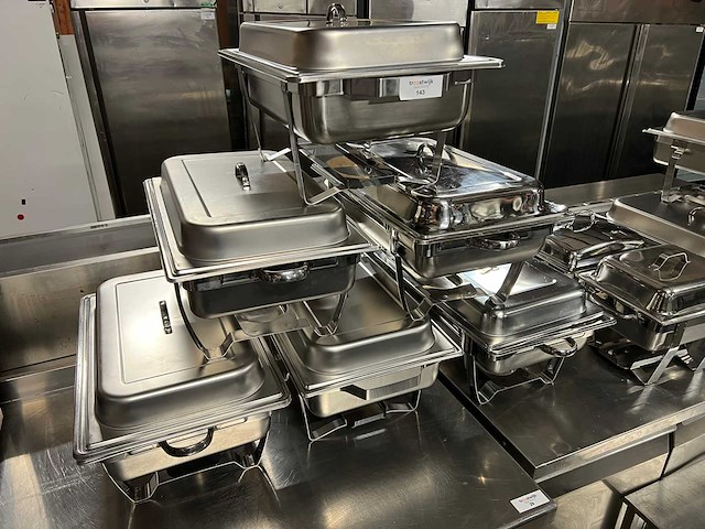 Chafing dish - gastronormbak (6x) - afbeelding 1 van  1