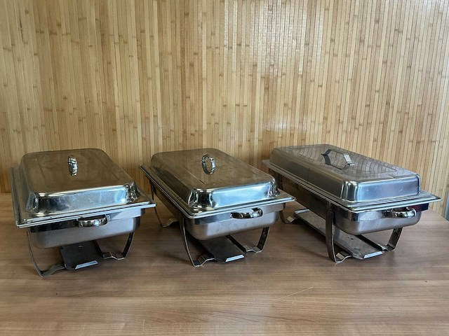 Chafing dish - gn 1/1 (3x) - afbeelding 1 van  11