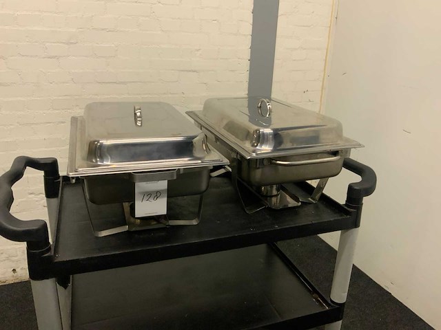 Chafing dish (2x) - afbeelding 1 van  7