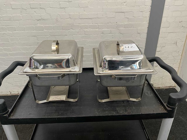 Chafing dish (2x) - afbeelding 3 van  6