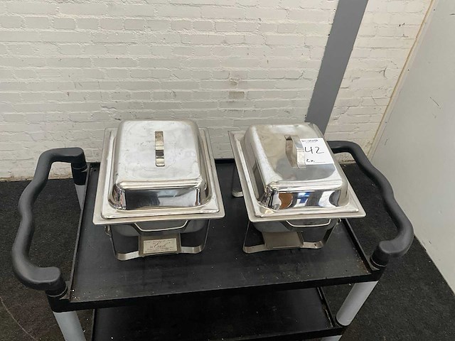 Chafing dish (2x) - afbeelding 5 van  6