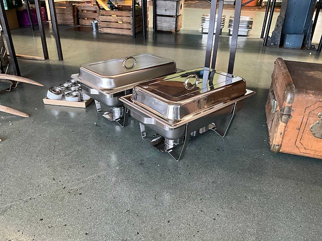 Chafing dish (2x) - afbeelding 1 van  4