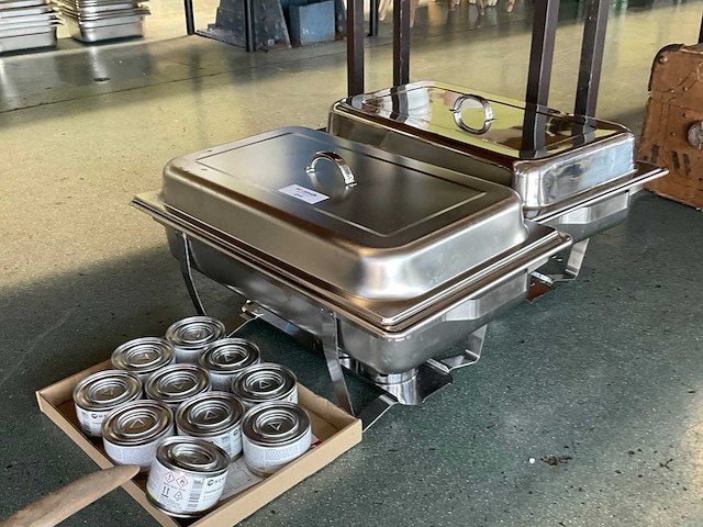 Chafing dish (2x) - afbeelding 3 van  4