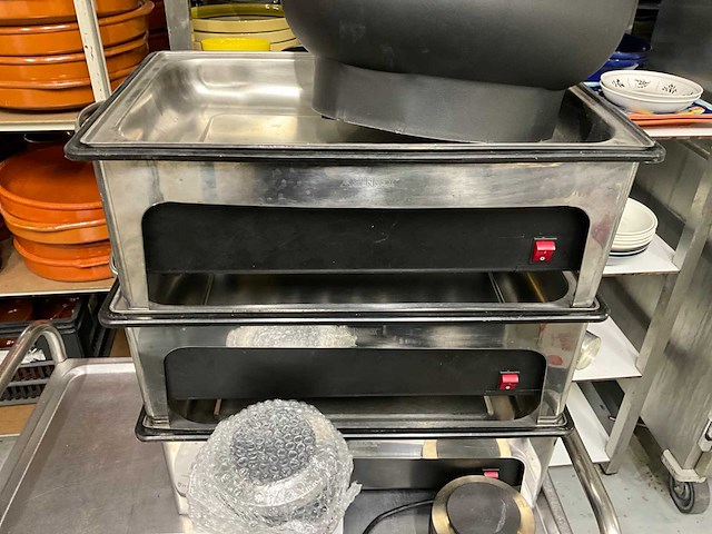 Chafing dish (3x) - afbeelding 4 van  5